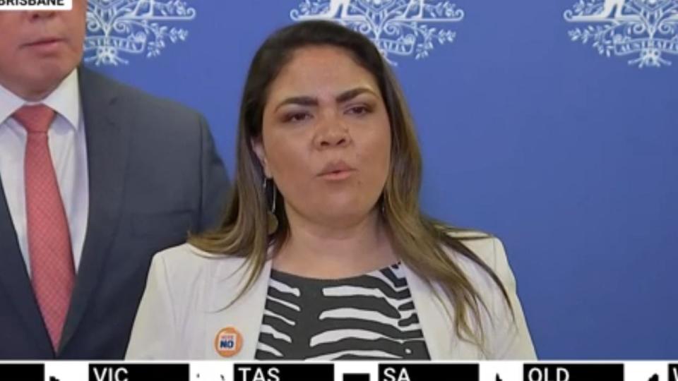 Jacinta Nampijinpa Price said it was ‘time for a new era in Indigenous policy’. Picture: Sky News