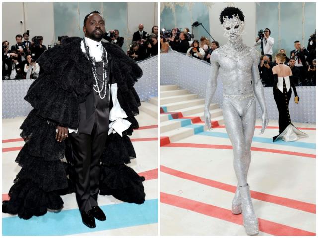 Fashion red carpet finery from Karl Lagerfeld's Met Gala