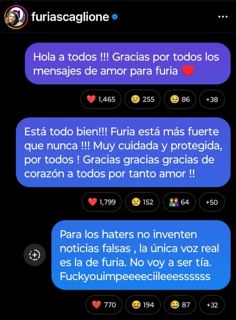 El contundente comunicado de la hermana de Furia que generó furor