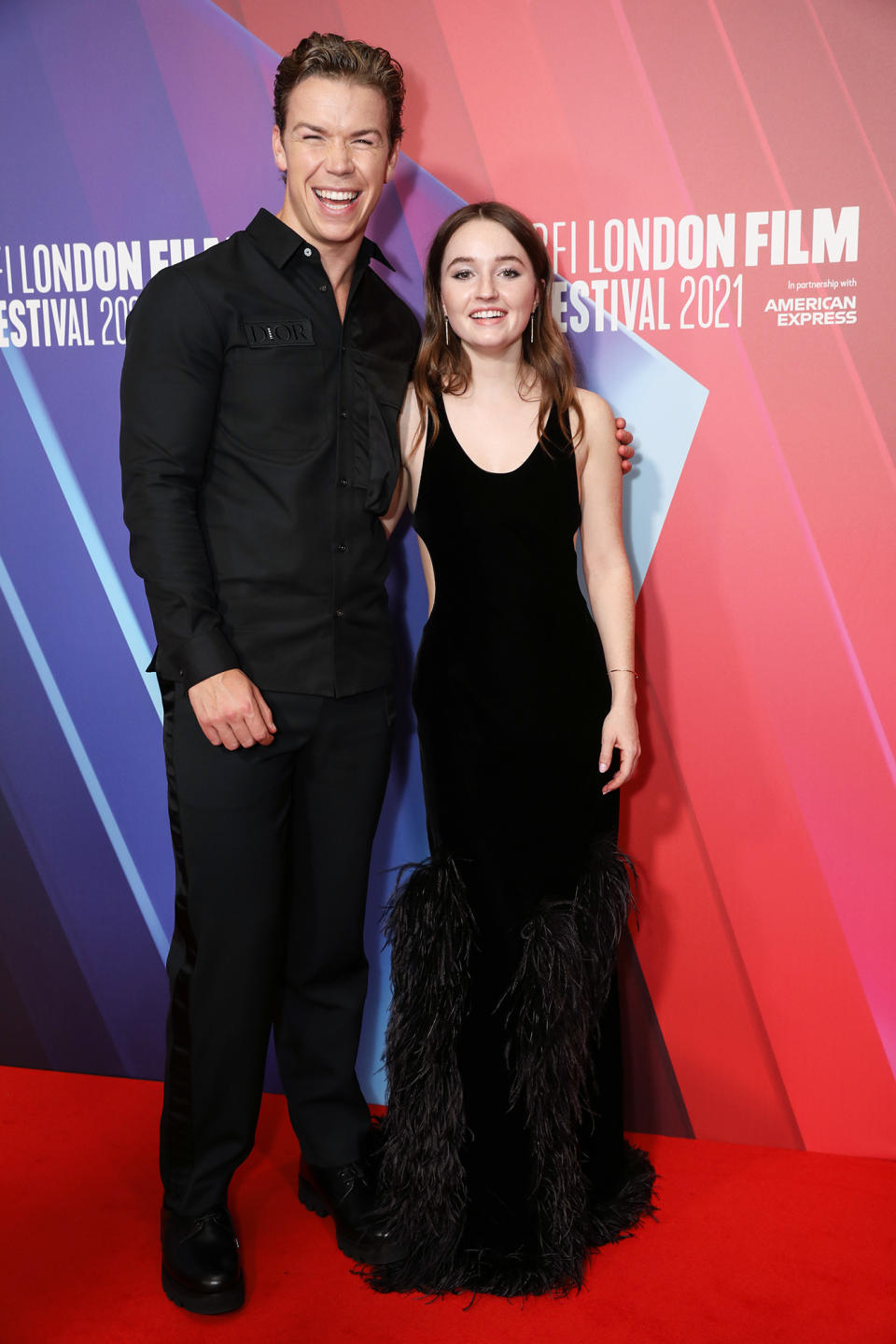 <p>Will Poulter and Kaitlyn Dever attend the <em>Dopesick</em> premiere at the BFI London Film Festival on Oct. 13 in London.</p>