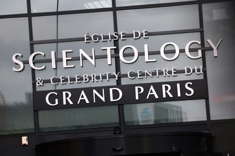 Façade du centre de formation de l'Eglise de scientologie, à Saint-Denis, le 5 avril 2024 (Emmanuel Dunand)