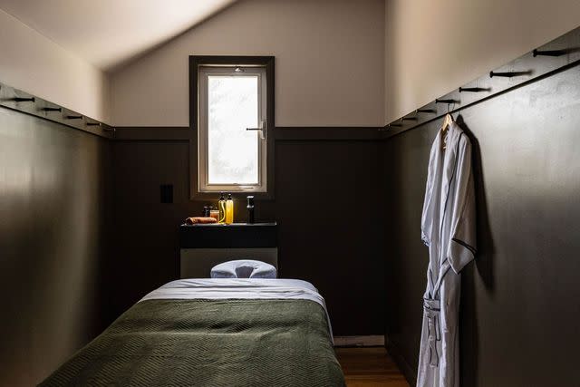 <p>Courtesy of Hemlock Neversink</p> One of Hemlock Neversink's spa treatment rooms.