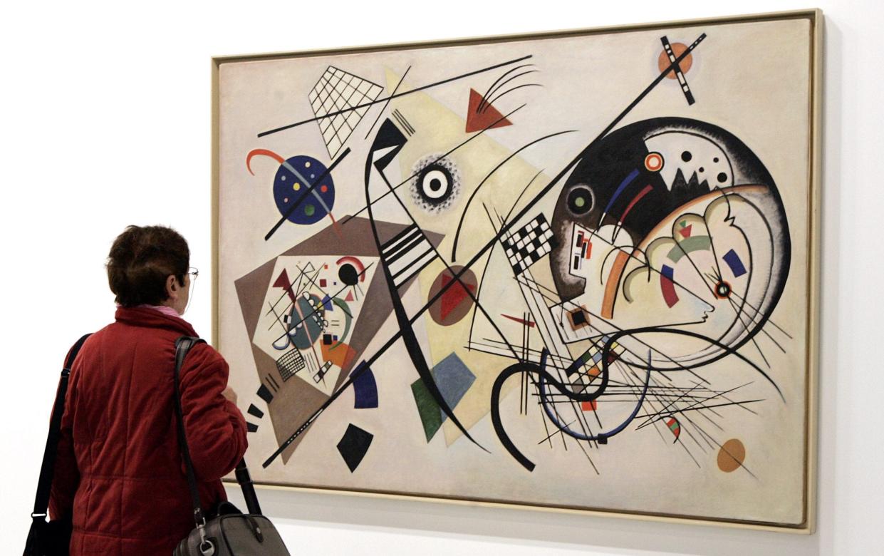 Wassily Kandinsky artwork - AP Photo/Remy de la Mauviniere