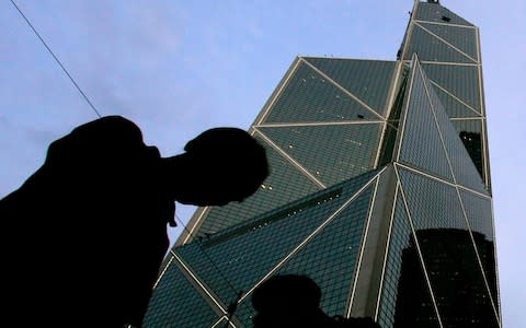 Bank of China building in Hong Kong, designed by American architect I.M. Pei - Credit: &nbsp;Kin Cheung/AP