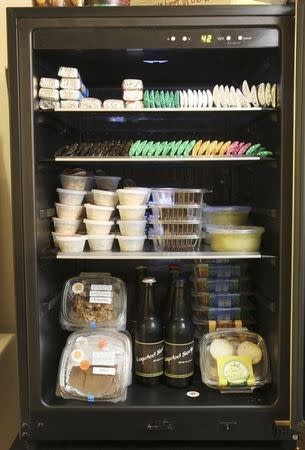 Medical marijuana "medibles" are seen in a refrigerator at Canna Pi medical dispensary in Seattle, Washington, December 3, 2012. REUTERS/Anthony Bolante