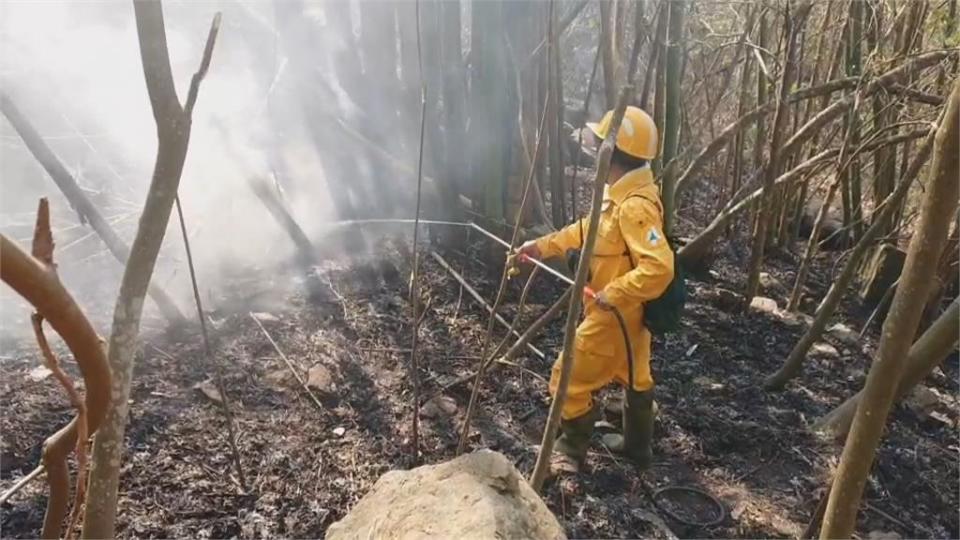 阿里山森林大火全數撲滅 台18線下午3時搶通