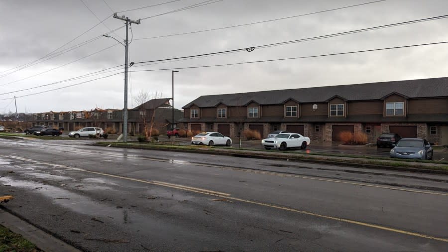 Storm damage along West Creek Coyote Trail in Clarksville (Courtesy: Maranda Whitley)