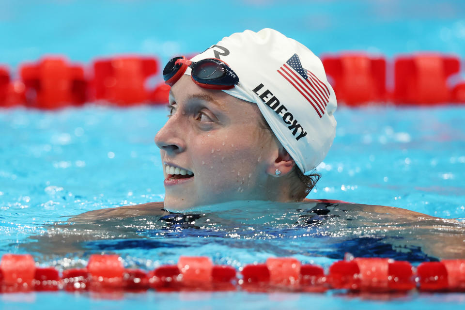 Unlike in other races, Katie Ledecky figures to have some competition in the 400-meter freestyle, namely Australia's Ariarne Titmus. (Photo by Tom Pennington/Getty Images)