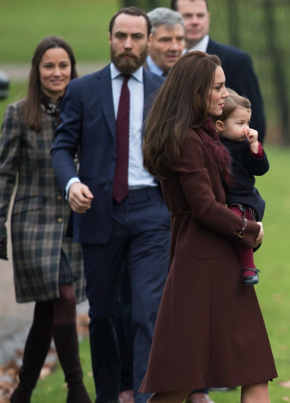 Kate, Pippa and James Middleton