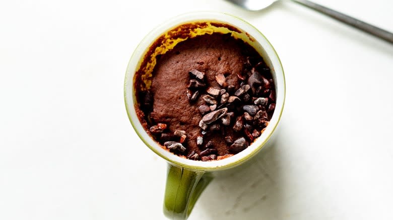 chocolate chip mug cake