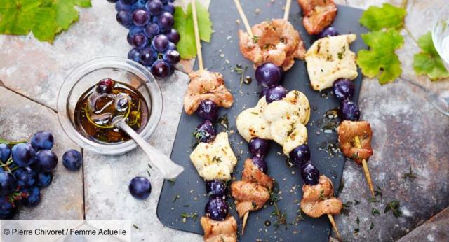 Brochettes de fruits frais rapide : découvrez les recettes de cuisine de  Femme Actuelle Le MAG