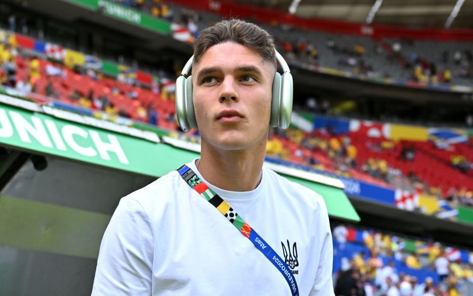 Heorhiy Sudakov pre-match ahead of the Romania vs Ukraine clash at Euro 2024