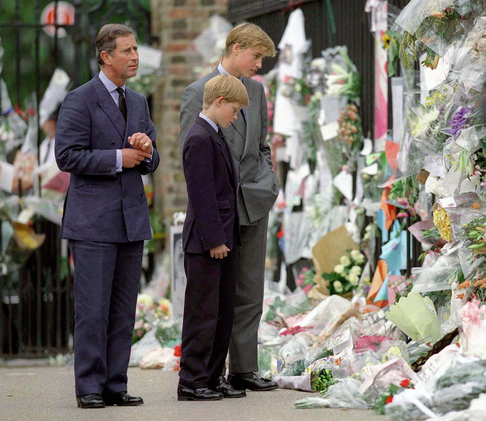 Prince Charles, Prince William and Prince Harry