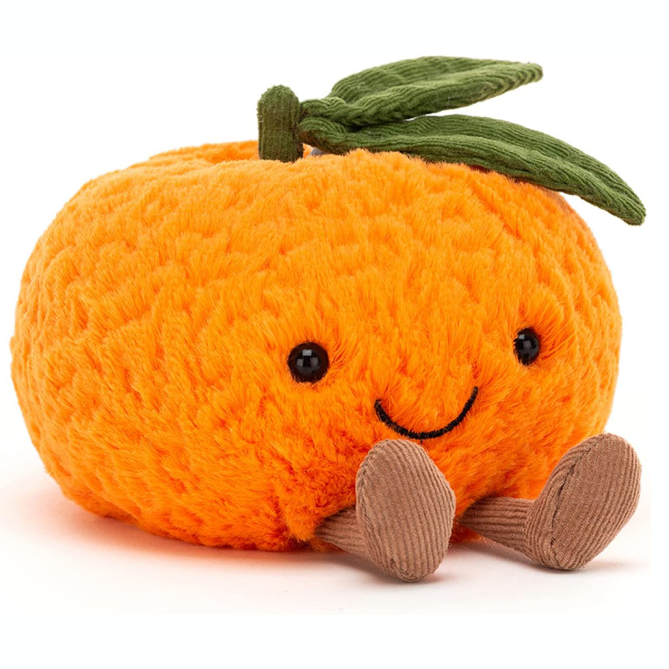 <p><a href="https://www.amazon.com/Jellycat-Amuseable-Clementine-Plush-Small/dp/B08C513L2W?tag=syn-yahoo-20&ascsubtag=%5Bartid%7C10050.g.46128112%5Bsrc%7Cyahoo-us" rel="nofollow noopener" target="_blank" data-ylk="slk:Shop Now;elm:context_link;itc:0;sec:content-canvas" class="link ">Shop Now</a></p><p>Amuseable Clementine</p><p>Amazon</p><p>$18.50</p><span class="copyright">Jellycat</span>