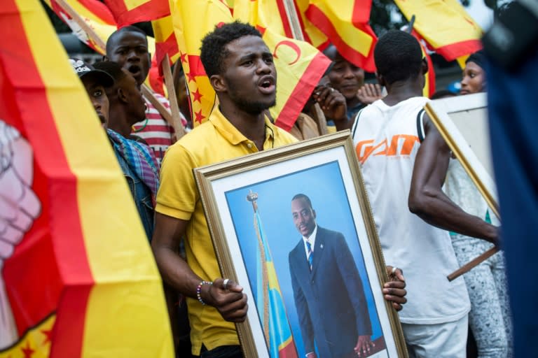 Kabila, whose supporters gathered outside parliament Thursday, has been at the helm of the largest country in sub-Saharan Africa since 2001