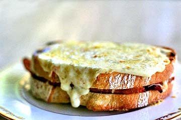 <strong>Get the <a href="http://www.simplyrecipes.com/recipes/croque_monsieur_ham_and_cheese_sandwich/" target="_blank">Croque Monsieur Ham And Cheese Sandwich recipe</a> from Simply Recipes</strong>