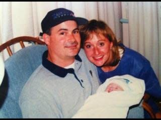 I was lucky to be in the room when our son was born. When he was delivered, the doctor looked at his birth mom and asked who to hand the baby to first. She pointed to me and said 'His Mom'. I melted... I had never see what face looked like 'beaming' until we developed this picture (circa 1998). SO blessed to be his mom to this day! 