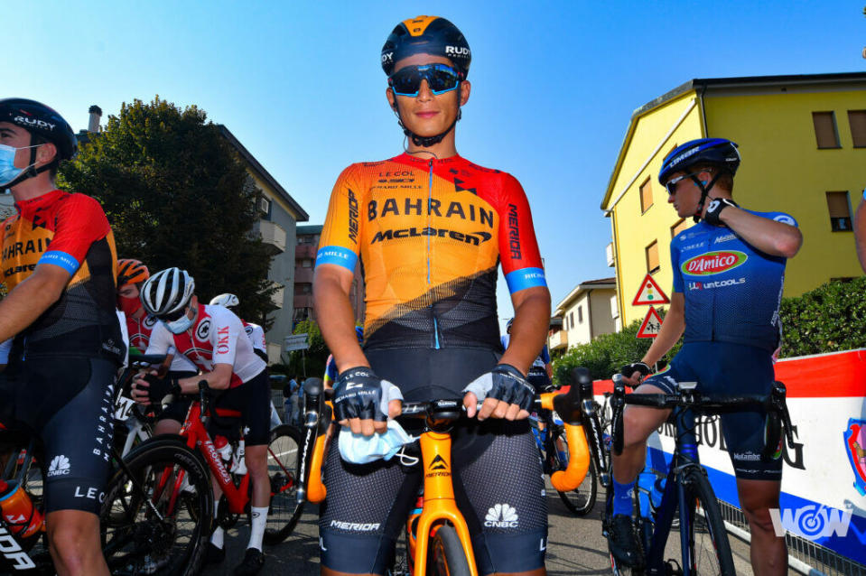 Giro della Toscana 2020 – Memorial Alfredo Martini – 92nd Edition – Pontedera – Pontedera 182,9 km – 16/09/2020 – Chun Kai Feng (TWN – Bahrain – McLaren) – photo Dario Belingheri/BettiniPhoto©2020