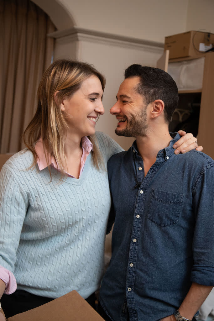 Hannah and Jake Graf announced they were going to try to start a family in 2018. (Getty Images)