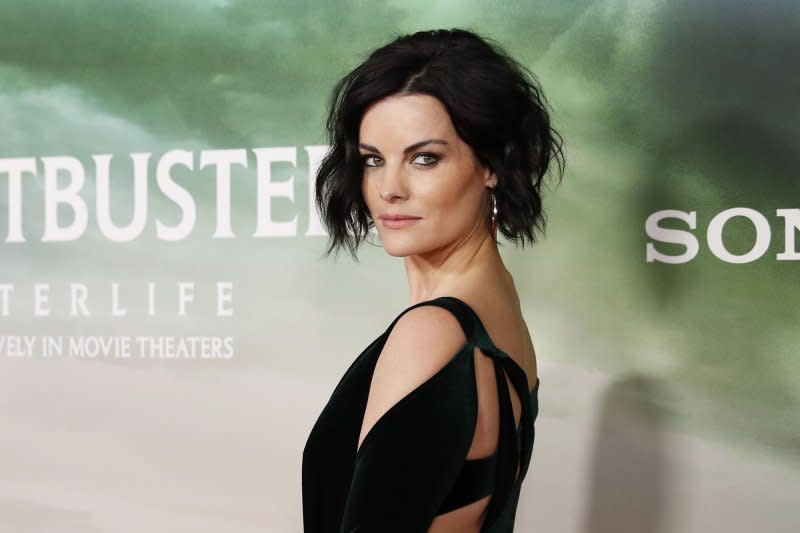 Jaimie Alexander arrives on the red carpet at the "Ghostbusters: Afterlife" world premiere on November 15, 2021, in New York City. The actor turns 40 on March 12. Photo by John Angelillo/UPI