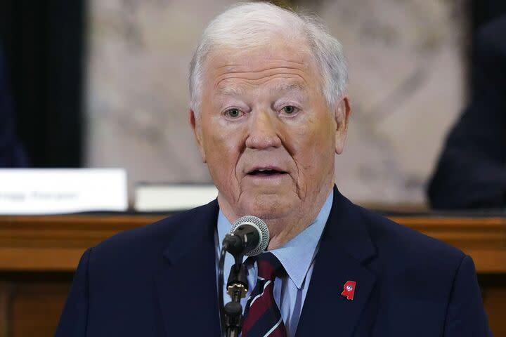 The Centene case was organized by at least four law firms, several with close ties to former Gov. Haley Barbour of Mississippi. (Photo by Rogelio V. Solis/Associated Press)