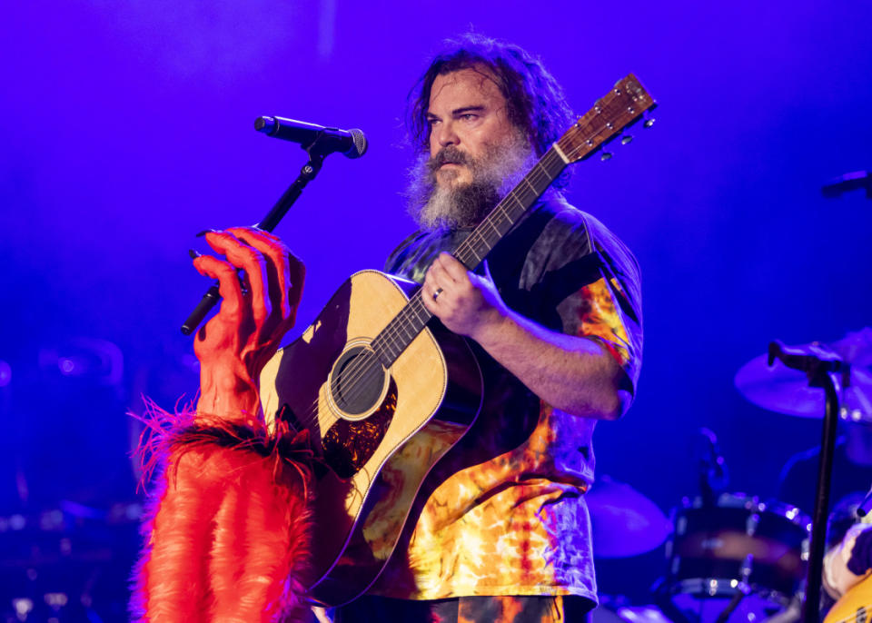 Jack Black of Tenacious D perform on day 2 of the 10th Anniversary of Shaky Knees at Central Park.<p>Scott Legato/Getty Images</p>