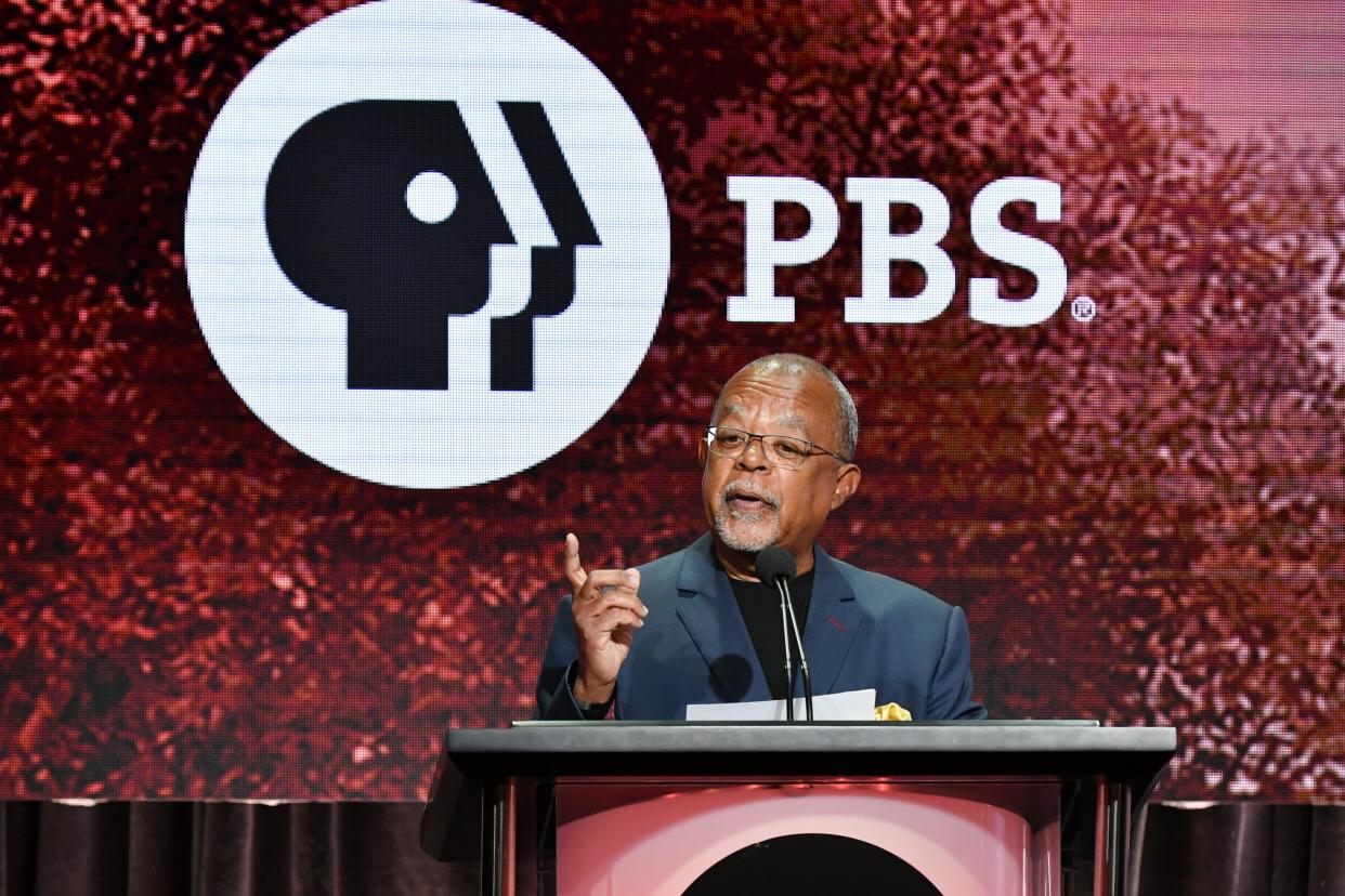 Henry Louis Gates Jr., host and executive producer of PBS's 'Finding Your Roots,' speaks at the Television Critics Association summer press tour on Monday.