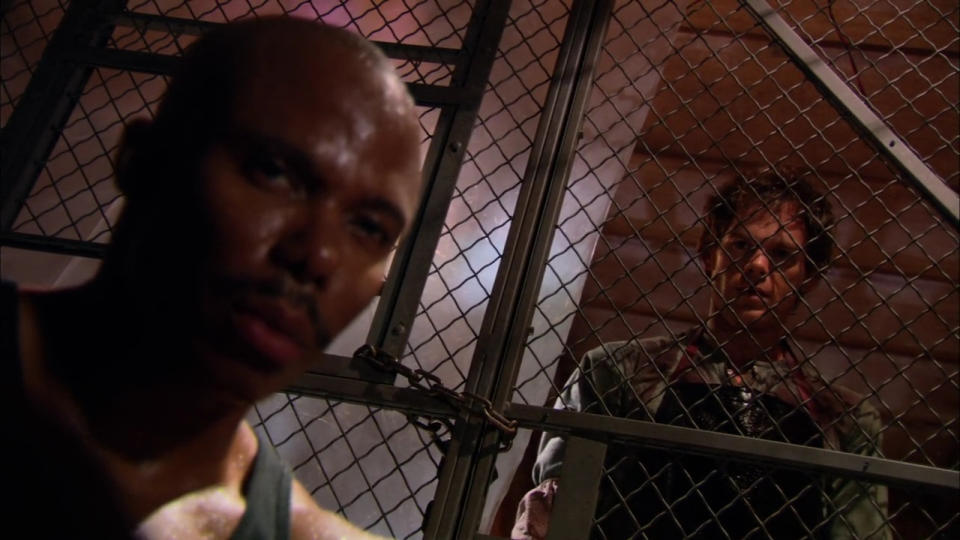 Erik King and Michael C. Hall on Dexter Season 2