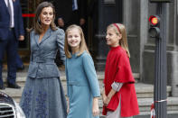 <p>Los cumpleaños de las hijas de Letizia no son como los demás. No hay ninguna fiesta por todo lo alto y se celebran de una forma íntima y comedida. En el último aniversario de Leonor, la princesa hizo su primera declaración pública leyendo un artículo de la Constitución. (Foto: Gtres). </p>