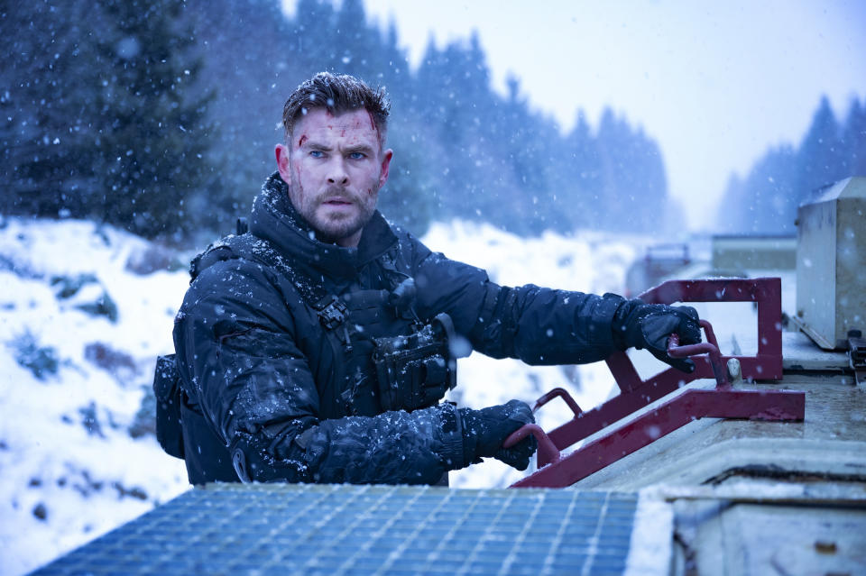 Chris Hemsworth in Extraction 2<span class="copyright">Jasin Boland/Netflix</span>