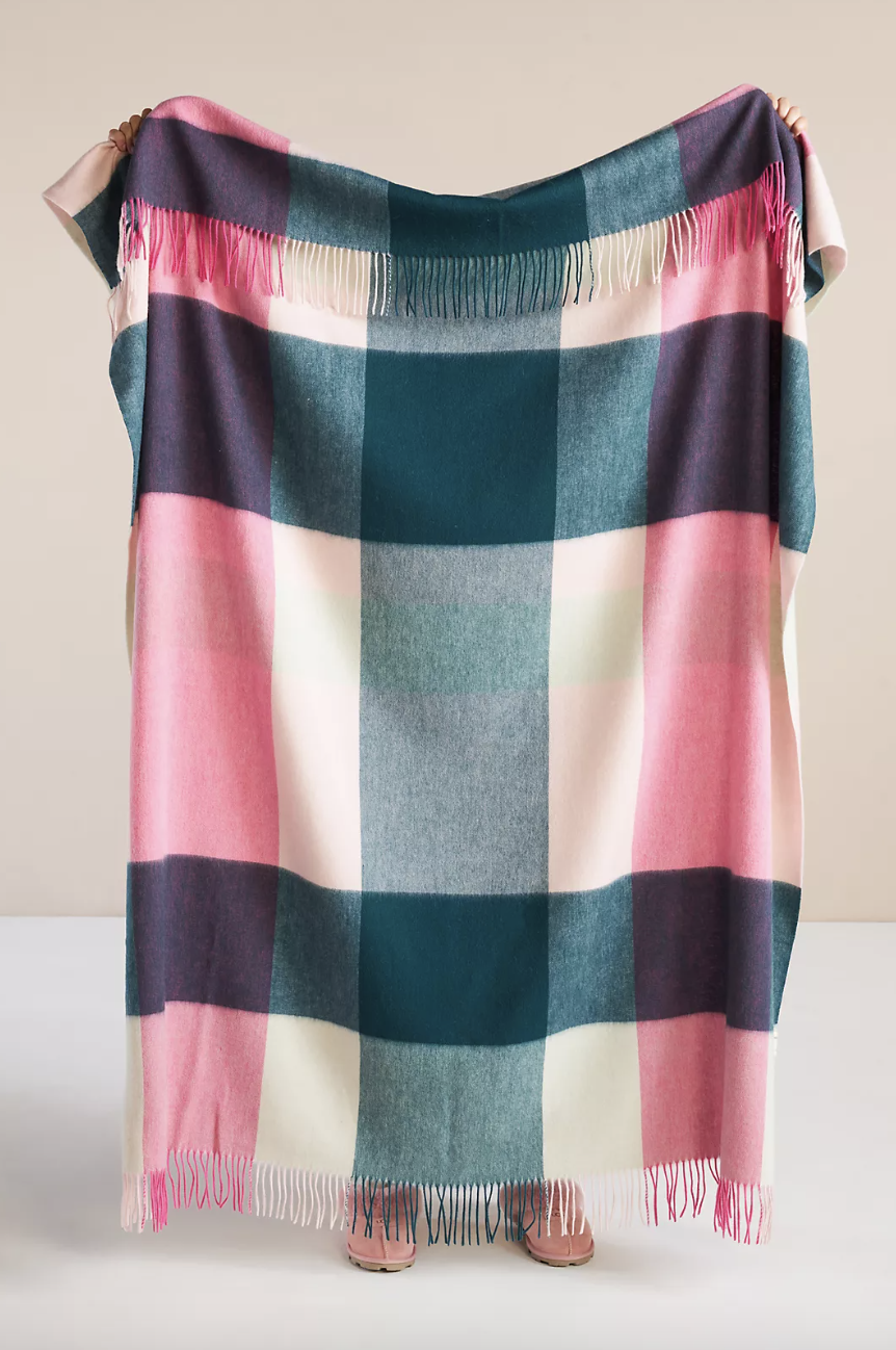 The Tartan Blanket Co. Buchanan Throw Blanket (photo via Anthropologie)