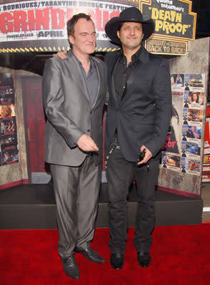 Directors, Quentin Tarantino and Robert Rodriguez at the Los Angeles premiere of Dimension Films' Grindhouse