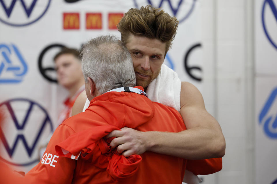 Dane Rampe after the AFL grand final.