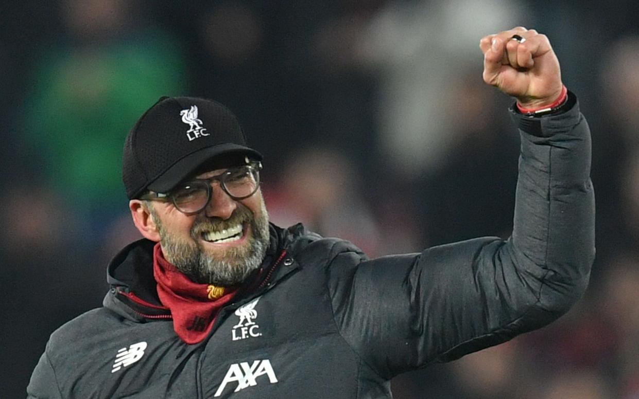 Jurgen Klopp's Liverpool are 16 points clear at the top of the Premier League - AFP