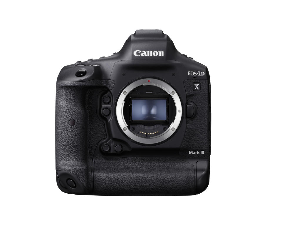 Canon 1DX Mark III DSLR 20fps shooting speeds 5.5K video