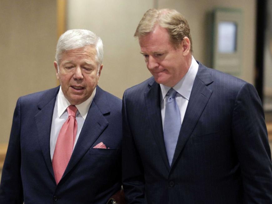 Robert Kraft and Roger Goodell