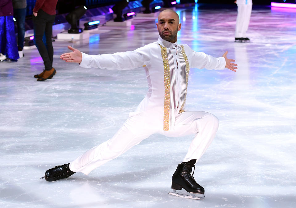 Alex Beresford during the Dancing On Ice Live UK Tour Launch Photocall at SSE Arena, London. (Photo by Ian West/PA Images via Getty Images)