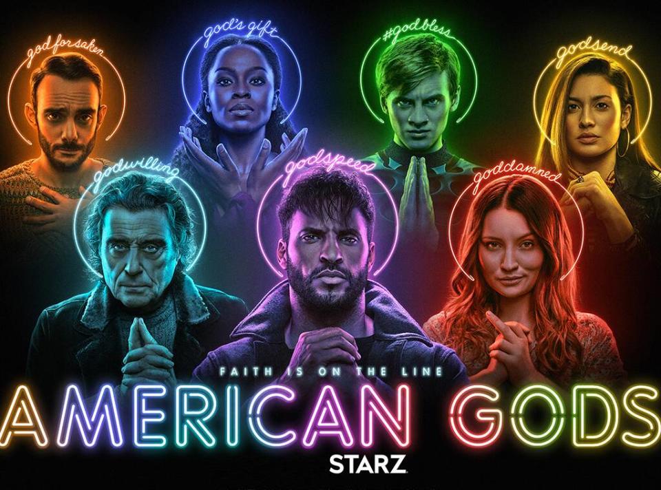 TV premiere dates, American Gods