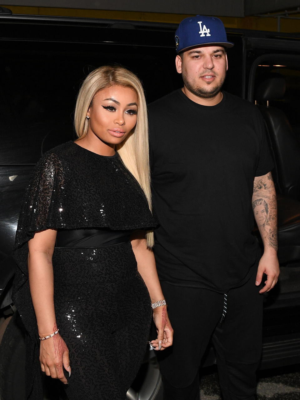 ATLANTA, GA - MARCH 27: Blac Chyna and Rob Kardashian at Onyx Nightclub on March 27, 2016 in Atlanta, Georgia. (Photo by Prince Williams/WireImage)