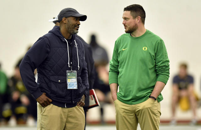 Detroit Lions doing their research on 'explosive athlete' Oregon DE Kayvon  Thibodeaux