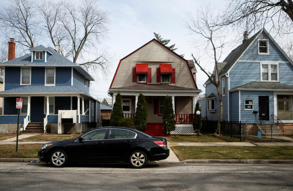 Houses in the Fifth Ward in Evanston, Illinois, U.S., March 18, 2021. (REUTERS/Eileen T. Meslar)