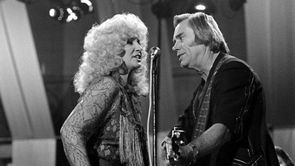 Tammy Wynette and George Jones performed together during their marriage and after they split. (Getty)