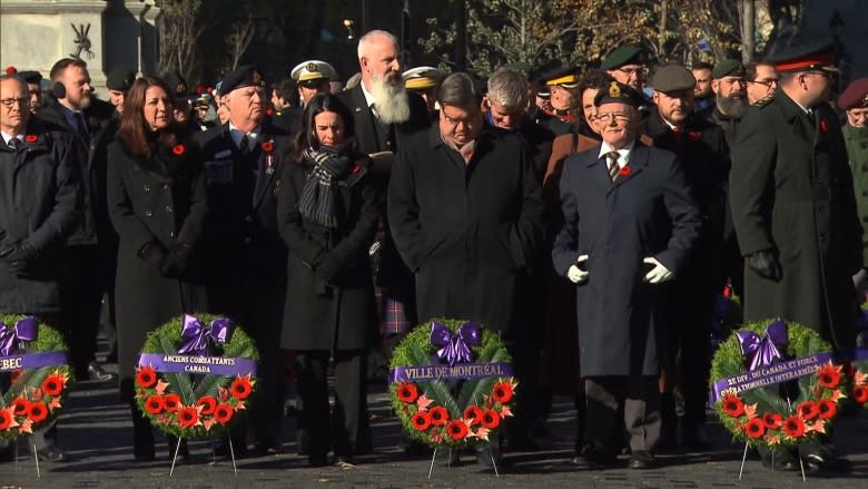 'It's always in your heart': Montrealers pay respects at Remembrance Day ceremony