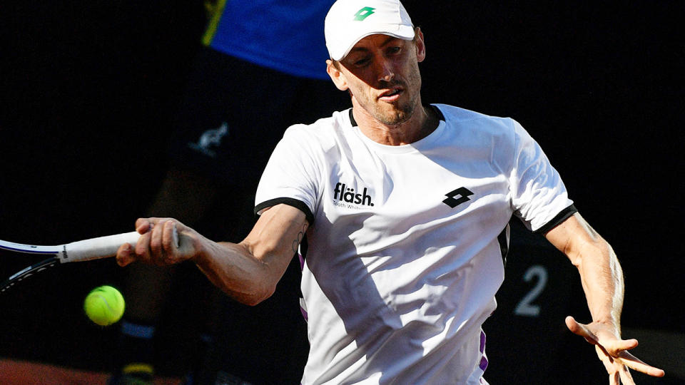 John Millman, pictured here in action at the recent Italian Open. 