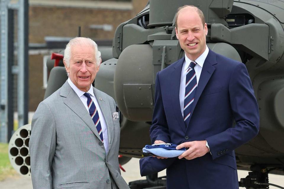 <p>Chris Jackson/Getty Images</p> King Charles III and Prince William