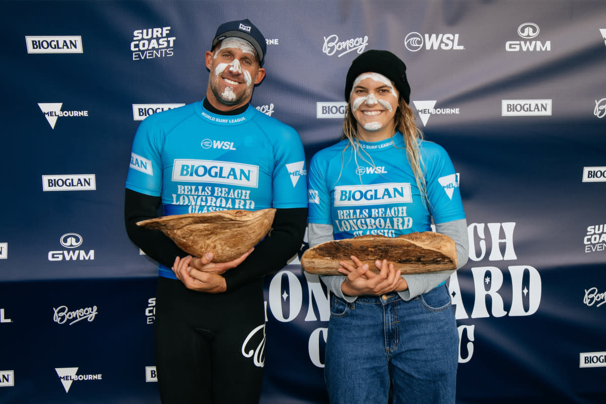 Your 2024 Bioglan Bells Beach Longboard Classic champs<p>Cait Miers/WSL</p>