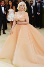 <p>Billie practically broke the internet when she stepped out at the <a href="https://www.cosmopolitan.com/uk/fashion/celebrity/a37582077/billie-eilish-met-gala-dress/" rel="nofollow noopener" target="_blank" data-ylk="slk:2021 Met Gala" class="link ">2021 Met Gala</a> wearing this princess-worthy <a href="https://www.cosmopolitan.com/uk/fashion/celebrity/a37582077/billie-eilish-met-gala-dress/" rel="nofollow noopener" target="_blank" data-ylk="slk:Oscar de la Renta dress" class="link ">Oscar de la Renta dress</a>, inspired by none other than Marilyn Monroe. According to the artist, she agreed to wear the gown <a href="https://www.cosmopolitan.com/uk/fashion/a37587518/billie-eilish-met-gala-dress-oscar-de-la-renta-stop-fur/" rel="nofollow noopener" target="_blank" data-ylk="slk:one very important condition" class="link ">one very important condition</a>: that the fashion house stop using fur. Just when you thought you couldn't love Billie any more, she does this. "This is the first thing I've ever done in this realm before. I'm shivering and shaking," Billie (a vegan and animal rights activist) told E! News on the red carpet.</p>