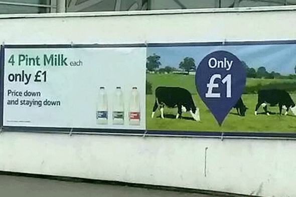 Tesco milk advert