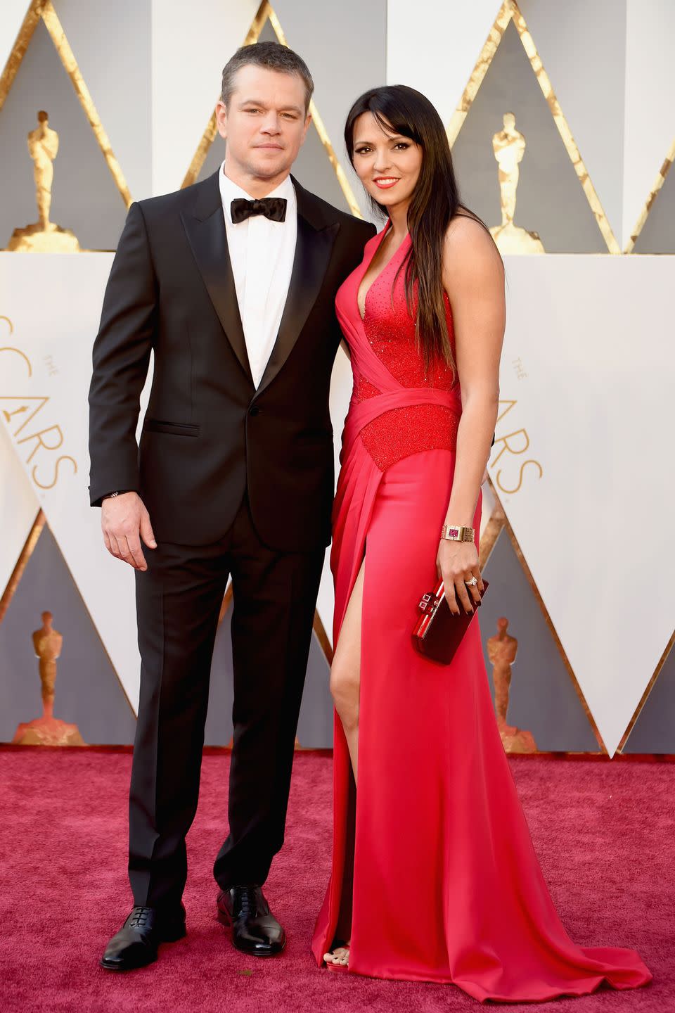 Matt Damon and Luciana Barroso