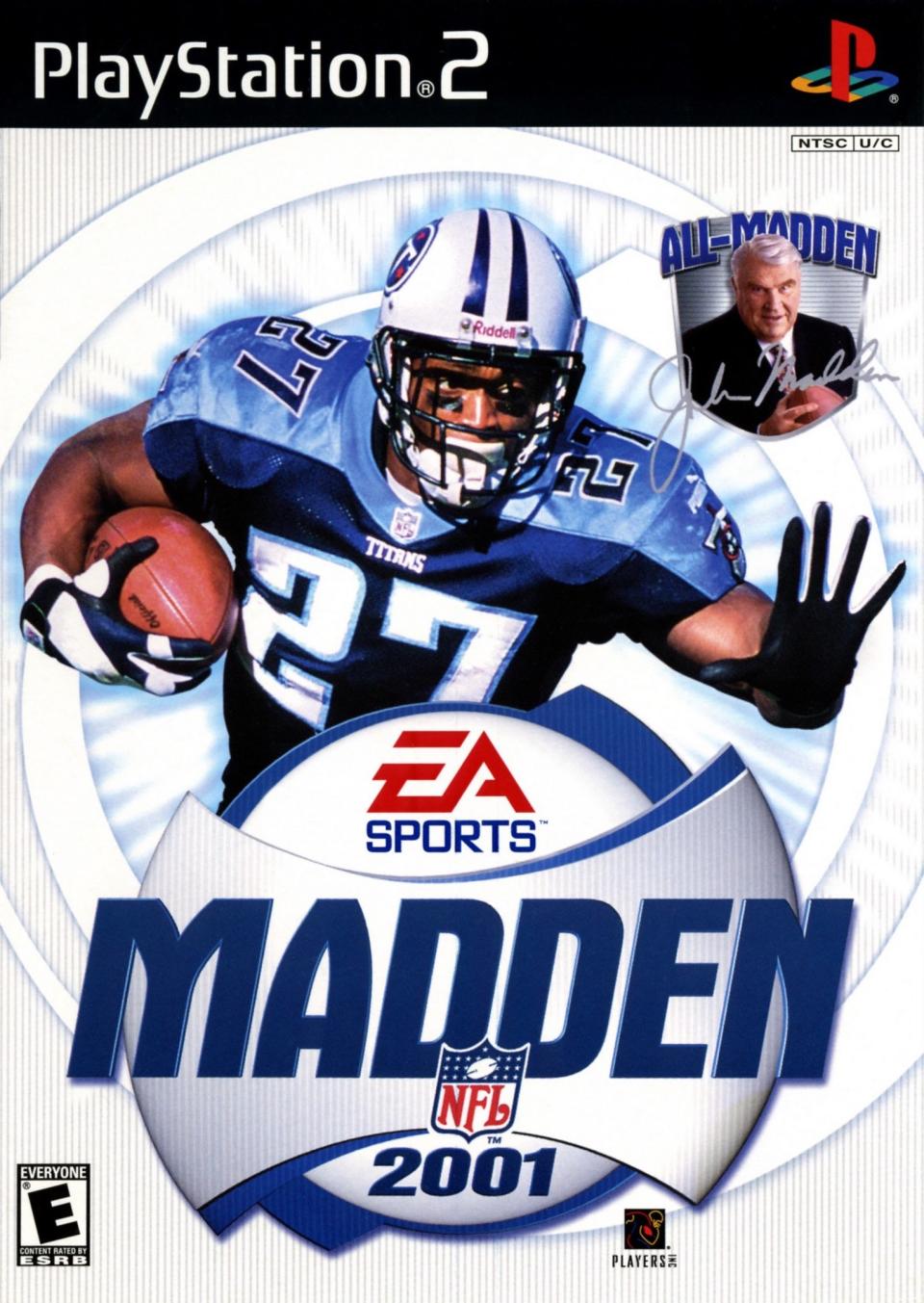 Madden 2001 cover (via EA Sports/Sony)